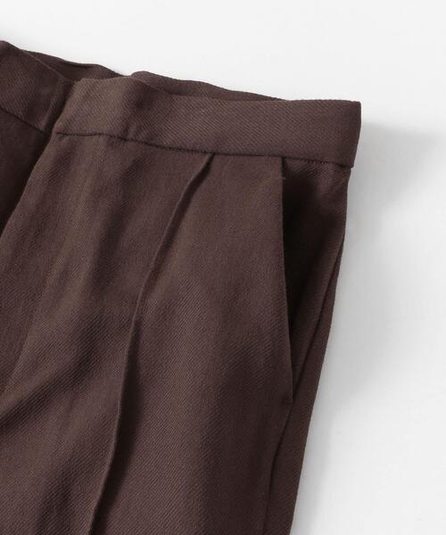 LAATO（ラート）の「BACK SLIT PANTS（スラックス・レディース・ブラウン/オフホワイト・38/36）」の7枚目の写真