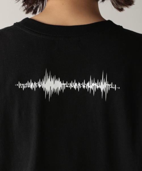 PBLIM（ページボーイリム）の「【PAGEBOYLIM】デジタルグラフィックTシャツ（Tシャツ/カットソー・レディース・ホワイト/ブラック・MEDIUM/X-LARGE）」の10枚目の写真