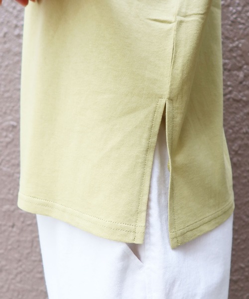 Riberry（リベリー）の「ネックスラッシュノースリT（Tシャツ/カットソー・レディース・オフホワイト/ブラック/ベージュ/グリーン/カーキ・FREE）」の22枚目の写真