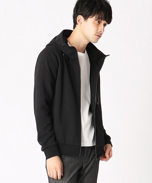 COMME CA ISM(コムサイズム)の「スタンド フードパーカ(パーカー・メンズ・ブラック/ベージュ/カーキ・MEDIUM/LARGE/X-LARGE)」の2枚目の写真