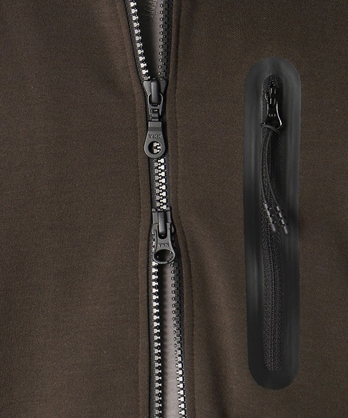 COMME CA ISM(コムサイズム)の「スタンド フードパーカ(パーカー・メンズ・ブラック/ベージュ/カーキ・MEDIUM/LARGE/X-LARGE)」の12枚目の写真