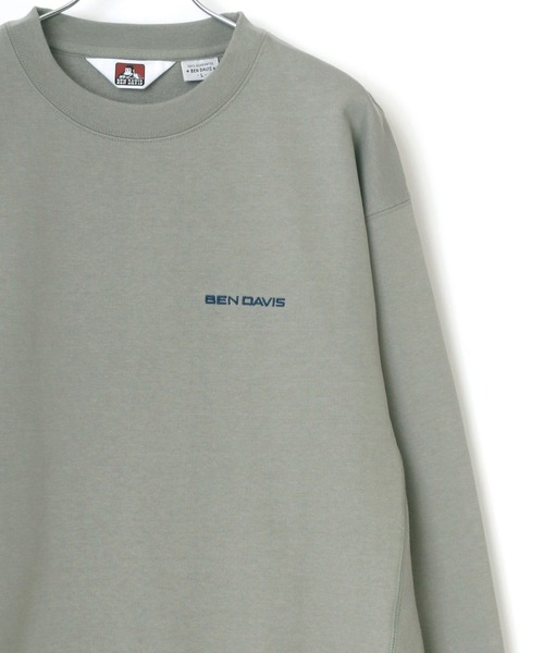 BEN DAVIS（ベンデイビス）の「BEN DAVIS/ベンデイビス ビッグシルエット ワンポイント ロゴ刺繍 スウェット トレーナー（スウェット・メンズ・ホワイト/ブラック/ベージュ/パープル/オレンジ/グリーン系その他/ピンク系その他・S/M/L/XL）」の5枚目の写真