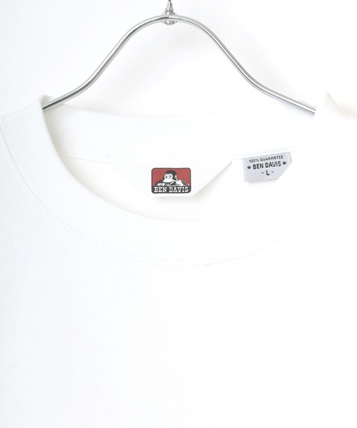 BEN DAVIS（ベンデイビス）の「BEN DAVIS/ベンデイビス ビッグシルエット ワンポイント ロゴ刺繍 スウェット トレーナー（スウェット・メンズ・ホワイト/ブラック/ベージュ/パープル/オレンジ/グリーン系その他/ピンク系その他・S/M/L/XL）」の16枚目の写真