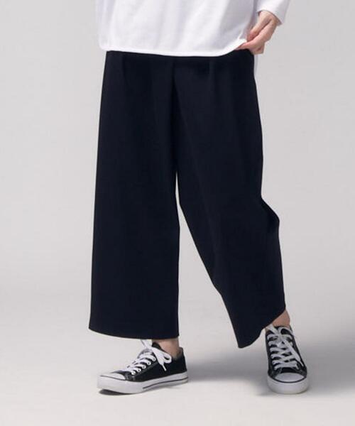 J.PRESS YORK STREET（ジェイプレスヨークストリート）の「【洗える】ワンダーシェイプ パンツ（その他パンツ・レディース・グレー系/ネイビー系・SMALL/MEDIUM）」の2枚目の写真