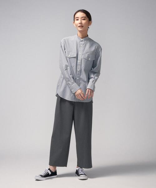 J.PRESS YORK STREET（ジェイプレスヨークストリート）の「【洗える】ワンダーシェイプ パンツ（その他パンツ・レディース・グレー系/ネイビー系・SMALL/MEDIUM）」の7枚目の写真