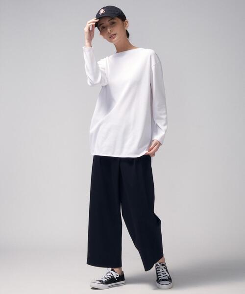 J.PRESS YORK STREET（ジェイプレスヨークストリート）の「【洗える】ワンダーシェイプ パンツ（その他パンツ・レディース・グレー系/ネイビー系・SMALL/MEDIUM）」の13枚目の写真
