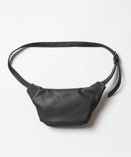 WEGO（ウィゴー）の「WEGO/フェイクレザーウエストバッグ（ショルダーバッグ・メンズ・グレー/ブラック・FREE）」の3枚目の写真