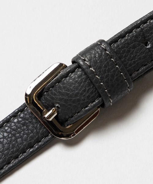 WEGO（ウィゴー）の「WEGO/フェイクレザーウエストバッグ（ショルダーバッグ・メンズ・グレー/ブラック・FREE）」の10枚目の写真