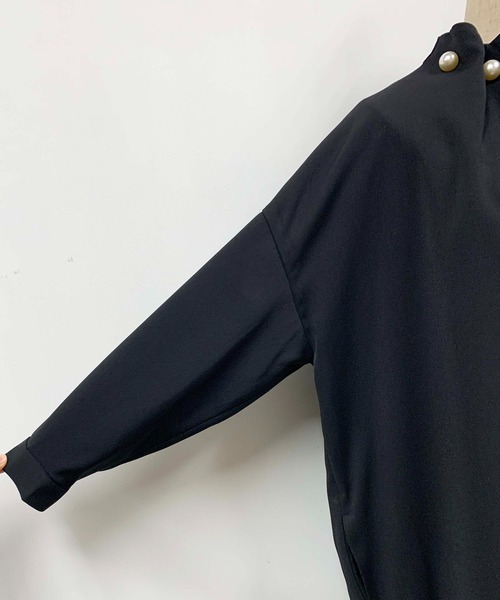 PICCIN(ピッチン)の「襟ビッグパールワンピース(ワンピース・レディース・ブラック/ラベンダー/ベージュ・M)」の15枚目の写真