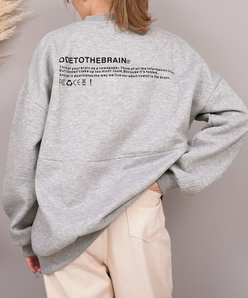 セール レディース 裏起毛オーバーサイズバックロゴスウェット スウェット Day Closet デイ クローゼット のファッション通販 Zozotown