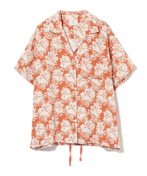 Ray BEAMS（レイビームス）の「FUMIE=TANAKA × Ray BEAMS / 別注 アート フラワー シャツ（シャツ/ブラウス・レディース・ネイビー/オレンジ・ONE SIZE）」の6枚目の写真