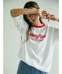 Ungrid | リンガーロゴ七分袖Tee(Tシャツ/カットソー)