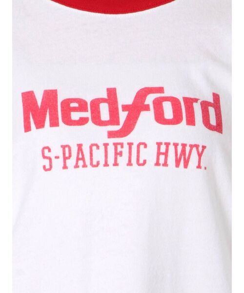 Ungrid（アングリッド）の「リンガーロゴ七分袖Tee（Tシャツ/カットソー・レディース・グレー/オフホワイト/ブルー・FREE）」の16枚目の写真