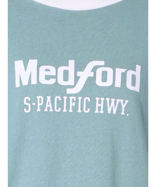 Ungrid（アングリッド）の「リンガーロゴ七分袖Tee（Tシャツ/カットソー・レディース・グレー/オフホワイト/ブルー・FREE）」の17枚目の写真