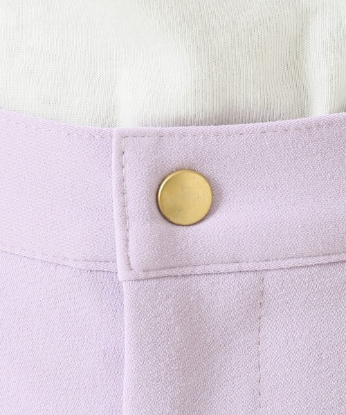 SLOBE citron.（スローブシトロン）の「SLOBE citron. ワイドフレアーカラーパンツ【手洗い可能】◆（その他パンツ・レディース・パープル/グリーン・38/36）」の17枚目の写真