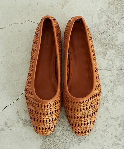 COMME CA ISM（コムサイズム）の「メッシュ　フラット　パンプス（パンプス・レディース・ダークブラウン/キャメル・23.5cm/24.5cm）」の10枚目の写真