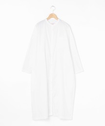 GALLEGO DESPORTES | 【GALLEGO DESPORTES】バンドカラー シャツワンピース WOMEN(シャツワンピース)