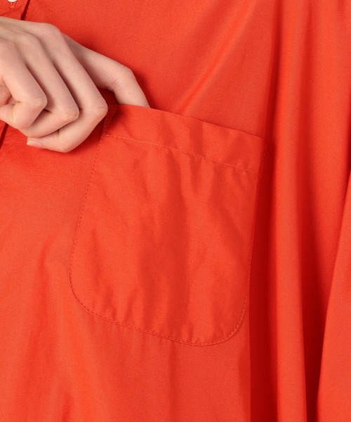 GALLEGO DESPORTES(ギャレゴデスポート)の「【GALLEGO DESPORTES】バンドカラー シャツワンピース WOMEN(シャツワンピース・レディース・ホワイト/レッド/ブルー系その他/ピンク系その他・SMALL)」の13枚目の写真