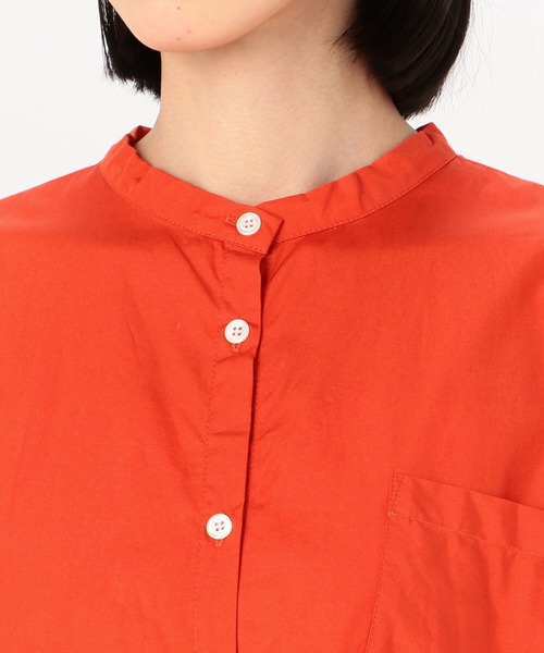 GALLEGO DESPORTES(ギャレゴデスポート)の「【GALLEGO DESPORTES】バンドカラー シャツワンピース WOMEN(シャツワンピース・レディース・ホワイト/レッド/ブルー系その他/ピンク系その他・SMALL)」の10枚目の写真