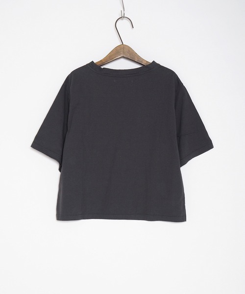 Crisp（クリスプ）の「ルーズポケットTシャツ（Tシャツ/カットソー・レディース・ベージュ/ブラック/カーキ/アイボリー・FREE）」の20枚目の写真