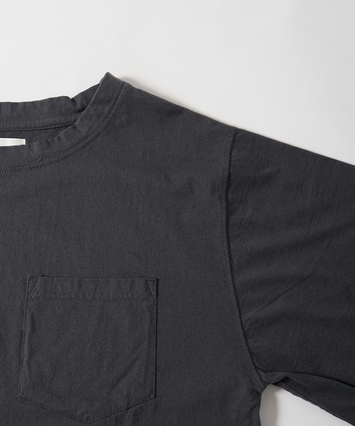 Crisp（クリスプ）の「ルーズポケットTシャツ（Tシャツ/カットソー・レディース・ベージュ/ブラック/カーキ/アイボリー・FREE）」の22枚目の写真