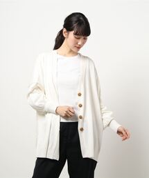 earth music&ecology | 2wayBIGニットカーディガン ＊(カーディガン/ボレロ)