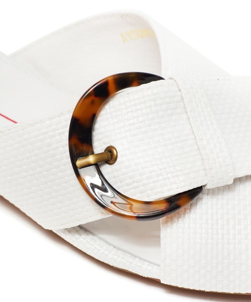 Mollini(モリーニ)の「Mollini AYSORY-MO (モリーニ )(サンダル・レディース・ホワイト/ナチュラル・38/37)」の8枚目の写真