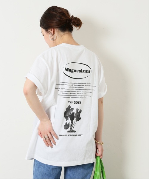 JOURNAL STANDARD(ジャーナルスタンダード)の「【MISHIMA MART/ミシママート】supplementaly Tシャツ(Tシャツ/カットソー・メンズ・ブラック/ネイビー/イエロー/グリーン・MEDIUM/LARGE/X-LARGE)」の6枚目の写真