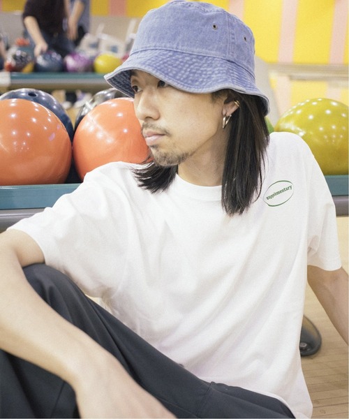 JOURNAL STANDARD(ジャーナルスタンダード)の「【MISHIMA MART/ミシママート】supplementaly Tシャツ(Tシャツ/カットソー・メンズ・ブラック/ネイビー/イエロー/グリーン・MEDIUM/LARGE/X-LARGE)」の5枚目の写真