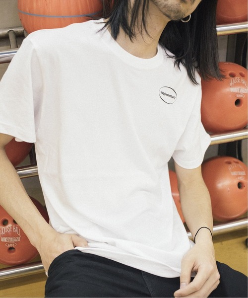 JOURNAL STANDARD(ジャーナルスタンダード)の「【MISHIMA MART/ミシママート】supplementaly Tシャツ(Tシャツ/カットソー・メンズ・ブラック/ネイビー/イエロー/グリーン・MEDIUM/LARGE/X-LARGE)」の8枚目の写真