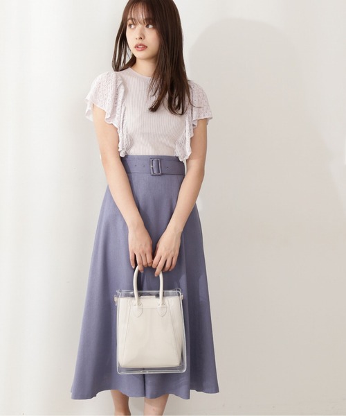 【堀田茜着用】美品　PRADA クレープ デシン ジャガード トップ　シルク 堀田茜着用】美品 PRADA クレープ デシン ジャガード トップ