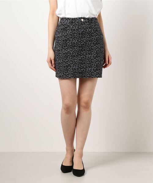 SPIGA（スピーガ）の「ヒョウ柄インナーPSK（スカート・レディース・グレー/キャメル・SMALL/MEDIUM）」の11枚目の写真