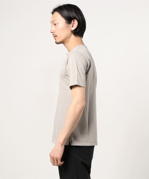 NAVY(ネイビー)の「マジかる ヘンリーネック半袖Tシャツ(Tシャツ/カットソー・メンズ・ホワイト/ベージュ/ブラック・M/L/XL)」の15枚目の写真