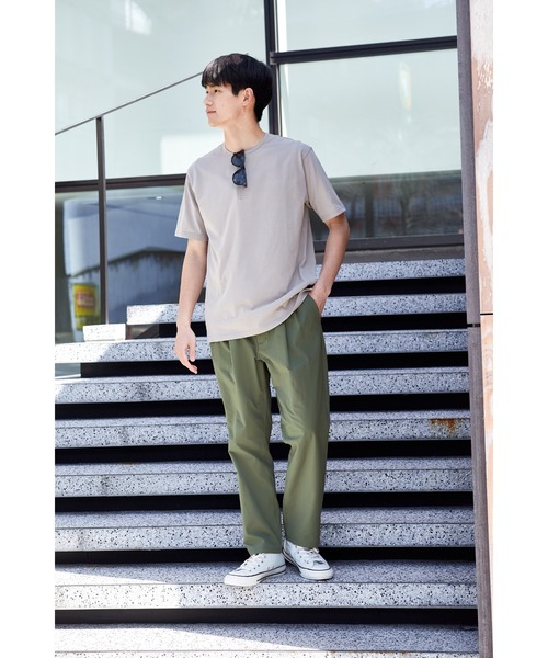 NAVY(ネイビー)の「マジかる ヘンリーネック半袖Tシャツ(Tシャツ/カットソー・メンズ・ホワイト/ベージュ/ブラック・M/L/XL)」の22枚目の写真