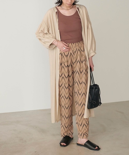 forksy.（フォルクシー）の「【forksy.】オープントゥパイピングサンダル　サテン/麻風素材/スムースレザーレザー（サンダル・レディース・ブラック/ベージュ/ブラウン/アイボリー/ブラック系その他/ベージュ系その他/キナリ/ブラック系その他2・S/M/L）」の11枚目の写真