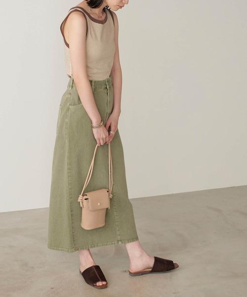 forksy.（フォルクシー）の「【forksy.】オープントゥパイピングサンダル　サテン/麻風素材/スムースレザーレザー（サンダル・レディース・ブラック/ベージュ/ブラウン/アイボリー/ブラック系その他/ベージュ系その他/キナリ/ブラック系その他2・S/M/L）」の20枚目の写真