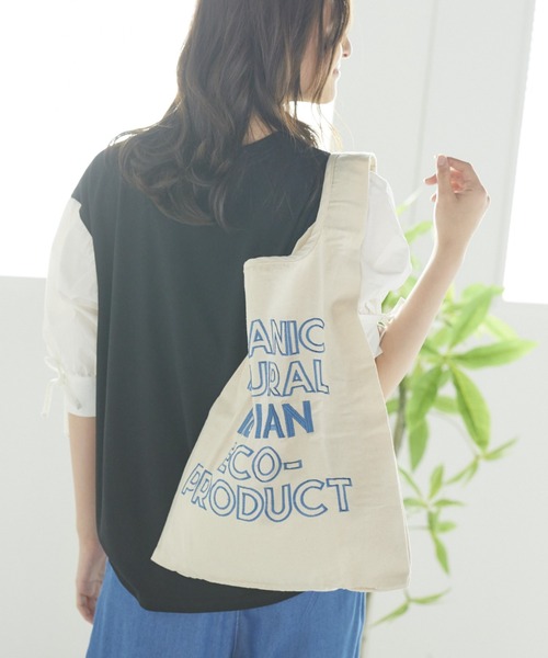 LIPSTAR（リップスター）の「≪Lilas Campbell／リラキャンベル≫エコバッグ（ハンドバッグ・レディース・ブルー系その他/レッド系その他・FREE）」の2枚目の写真