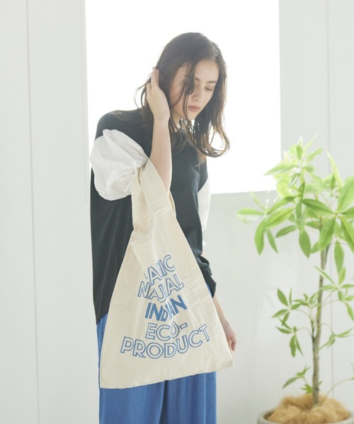 LIPSTAR（リップスター）の「≪Lilas Campbell／リラキャンベル≫エコバッグ（ハンドバッグ・レディース・ブルー系その他/レッド系その他・FREE）」の6枚目の写真