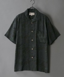 SITRY | レーヨン 総柄 オープンカラー アロハシャツ(シャツ/ブラウス)