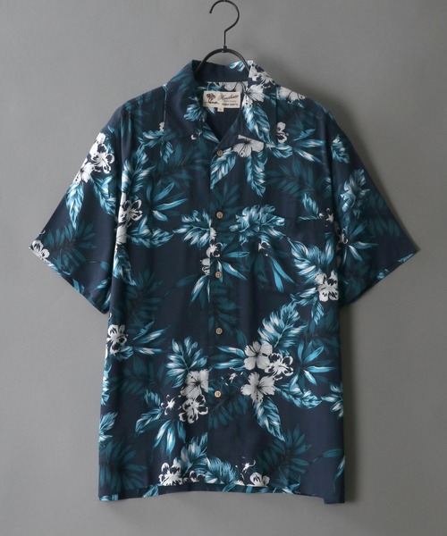 SITRY（シトリー）の「レーヨン 総柄 オープンカラー アロハシャツ（シャツ/ブラウス・メンズ・ブルー系その他2/ブラック系その他5/ブラック系その他4/ブルー系その他3/ブルー系その他4/グリーン系その他3/ブルー系その他6/ベージュ系その他3/ブルー系その他5/ベージュ系その他2/グリーン系その他2/ホワイト系その他/ブラック系その他/グレー系その他/グリーン系その他/ブルー系その他/イエロー系その他/ピンク系その他/オレンジ系その他/ホワイト系その他2/ブラック系その他2/ホワイト系その他3/ブラック系その他3・L/S/M/LL）」の16枚目の写真