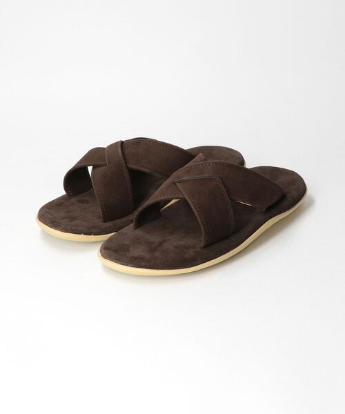ISLAND SLIPPER（アイランドスリッパ）の「＜ISLAND SLIPPER（アイランドスリッパ）＞ THONG SANDAL SUE/サンダル（サンダル・メンズ・ダークブラウン・8/10/9）」の2枚目の写真