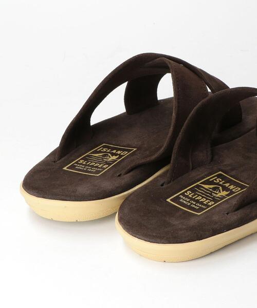 ISLAND SLIPPER（アイランドスリッパ）の「＜ISLAND SLIPPER（アイランドスリッパ）＞ THONG SANDAL SUE/サンダル（サンダル・メンズ・ダークブラウン・8/10/9）」の7枚目の写真