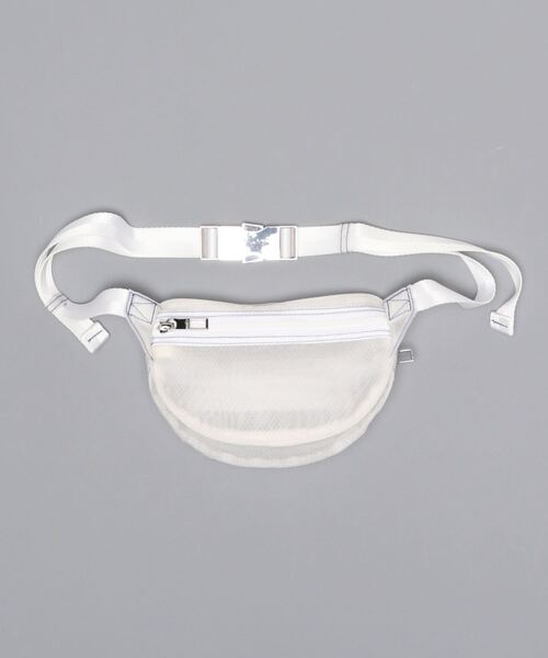 KENZO（ケンゾー）の「Kampus Tiger See Through Mesh Mini Bumbag（ボディバッグ/ウエストポーチ・メンズ・ホワイト系その他・ONE SIZE）」の2枚目の写真