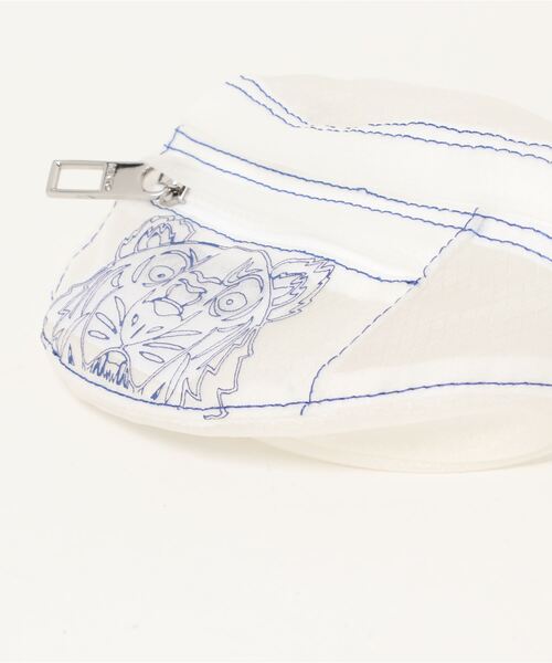 KENZO（ケンゾー）の「Kampus Tiger See Through Mesh Mini Bumbag（ボディバッグ/ウエストポーチ・メンズ・ホワイト系その他・ONE SIZE）」の3枚目の写真