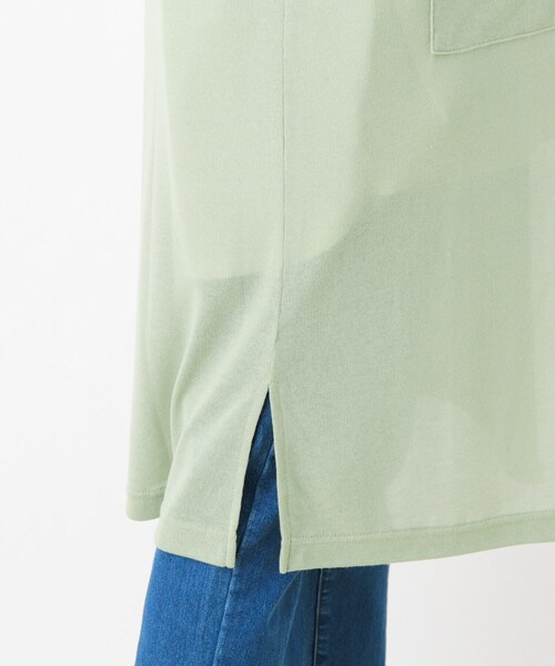 SHOO・LA・RUE（シューラルー）の「◆シンプルロングカーディガン（カーディガン/ボレロ・レディース・ブラック/グレー/ベージュ/グリーン・02/03/04）」の10枚目の写真