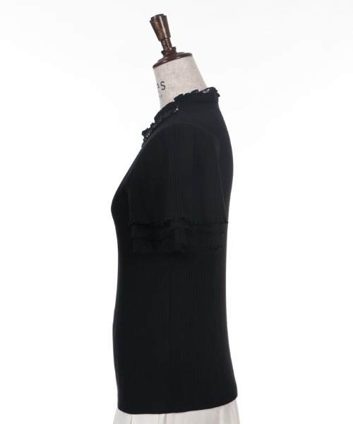 axes femme（アクシーズファム）の「プチスタンドリブインナー（Tシャツ/カットソー・レディース・サックスブルー/キナリ/ピンク/ブラック/ラベンダー・MEDIUM）」の15枚目の写真