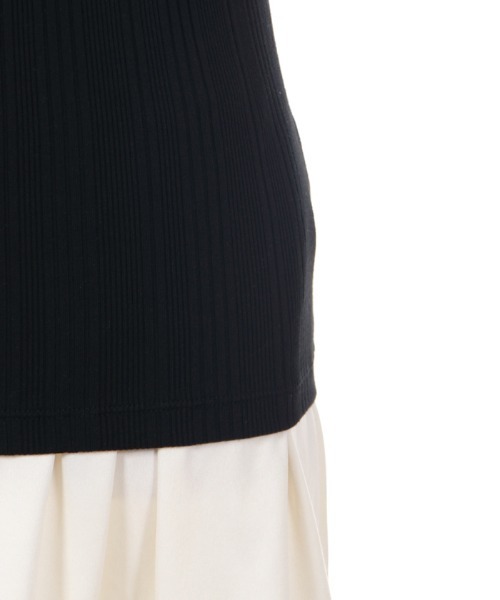 axes femme（アクシーズファム）の「プチスタンドリブインナー（Tシャツ/カットソー・レディース・サックスブルー/キナリ/ピンク/ブラック/ラベンダー・MEDIUM）」の18枚目の写真