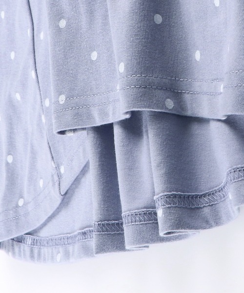 BRANSHES（ブランシェス）の「【UVカット】ドット柄半袖Ｔシャツ（Tシャツ/カットソー・キッズ・ベージュ/ブルーグレー・80ｃｍ/90cm/110cm/100cm/120cm/130cm/140cm/150cm）」の11枚目の写真