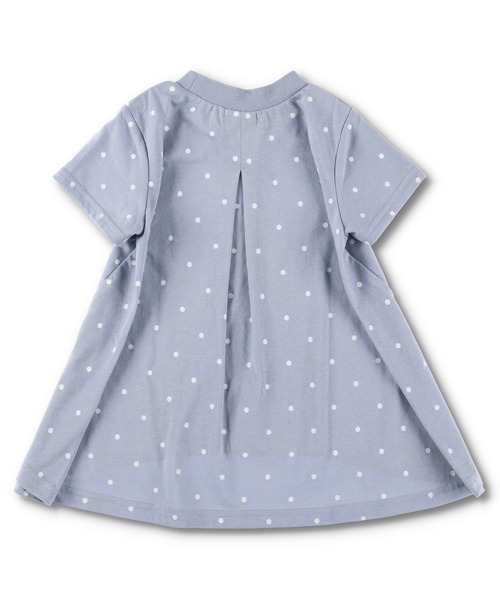 BRANSHES（ブランシェス）の「【UVカット】ドット柄半袖Ｔシャツ（Tシャツ/カットソー・キッズ・ベージュ/ブルーグレー・80ｃｍ/90cm/110cm/100cm/120cm/130cm/140cm/150cm）」の22枚目の写真