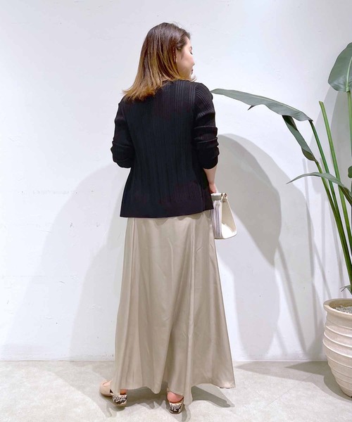 RIVE DROITE（リヴドロワ）の「キュプラ混ウォッシャブルスカート（スカート・レディース・ベージュ/ブラウン/イエロー・38/36）」の10枚目の写真